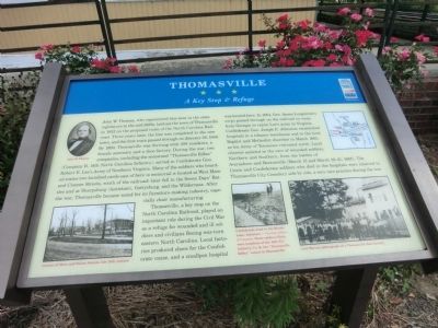 Thomasville Marker image. Click for full size.