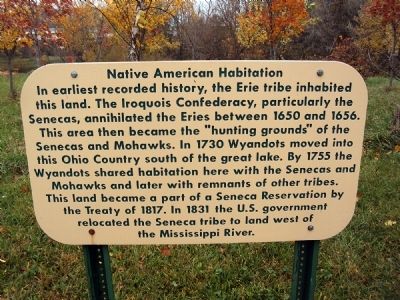Native American Habitation Marker. Click for full size. Native American Habitation Marker image. Click for full size.