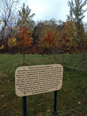 Native American Habitation Marker. Click for full size. Native American Habitation Marker image. Click for full size.