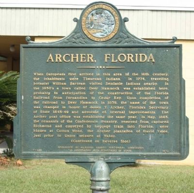 Archer Marker. Click for full size. Archer Marker image. Click for full size.