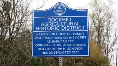 Rockhill Agricultural Historic District Marker. Click for full size. Rockhill Agricultural Historic District Marker image. Click for full size.