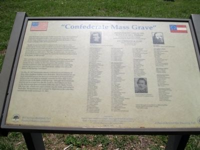 "Confederate Mass Grave" Marker image. Click for full size.