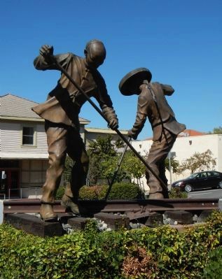 The Iron Pioneers Monument. Click for full size. The Iron Pioneers Monument image. Click for full size.