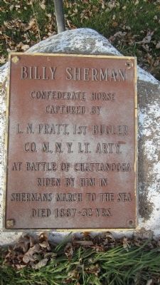 Billy Sherman Marker image. Click for full size.