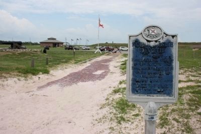 Noble Leslie DeVotie Marker located north of the Fort Morgan Museum. image. Click for full size.