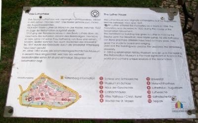 The Luther House / Das Lutherhaus Marker image. Click for full size.