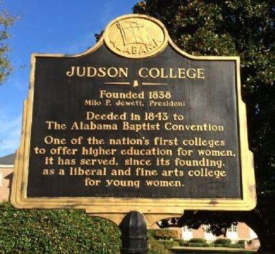 Judson College Marker image. Click for full size.