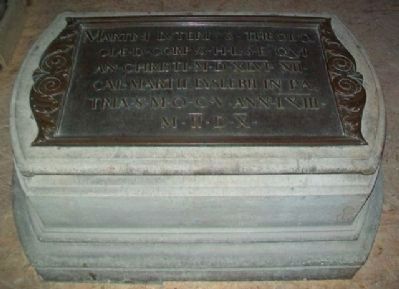 Martin Luther Tomb at Castle Church. Click for full size. Martin Luther Tomb at Castle Church image. Click for full size.