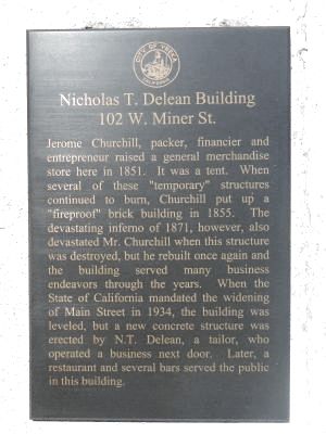 Nicholas T. Delean Building Marker image. Click for full size.