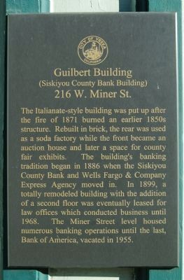 Guilbert Building Marker image. Click for full size.