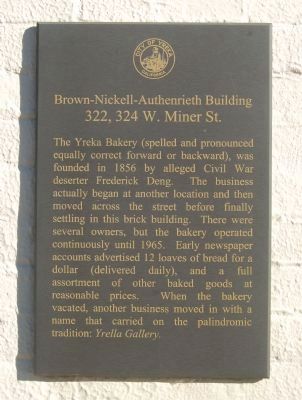 Brown-Nickell-Authenrieth Building Marker image. Click for full size.