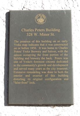 Charles Peters Building Marker image. Click for full size.