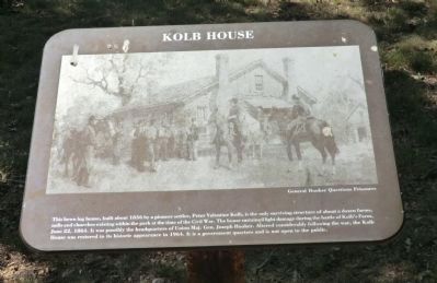 Kolb House Marker. Click for full size. Kolb House Marker image. Click for full size.
