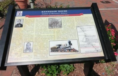 Kennesaw House Marker image. Click for full size.