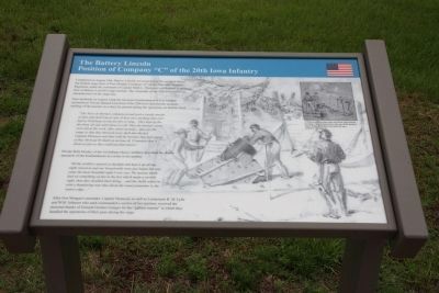 The Battery Lincoln Marker image. Click for full size.