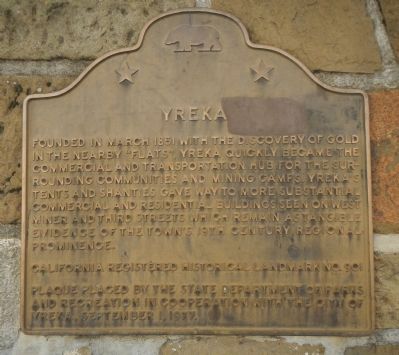 Yreka Marker image. Click for full size.