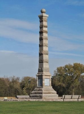 Fort Ridgely Battle Monument image. Click for full size.