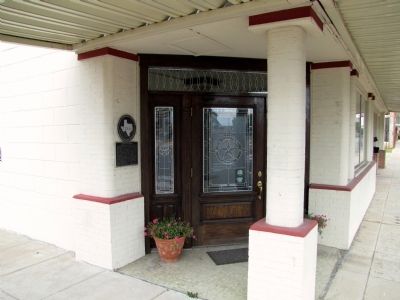Hammack Building Entrance and Marker. Click for full size. Hammack Building Entrance and Marker image. Click for full size.