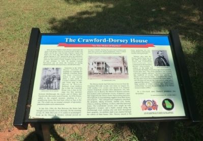 The Crawford-Dorsey House Marker image. Click for full size.