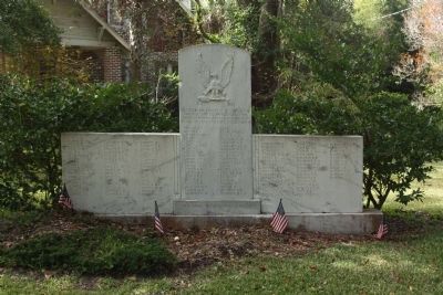 St. James Santee Parish Veterans Memorial Marker cleaned-up image. Click for full size.