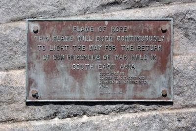 Flame Of Hope Marker. Click for full size. Flame Of Hope Marker image. Click for full size.