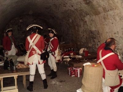 British Soldiers in the Casemate image. Click for full size.