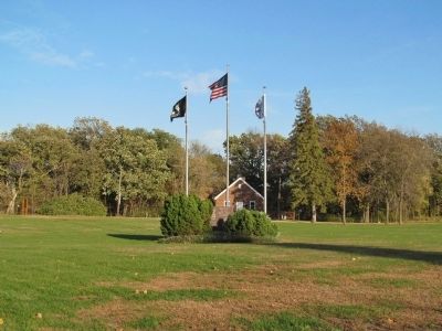 Lower Sioux Veterans Memorial. Click for full size. Lower Sioux Veterans Memorial image. Click for full size.