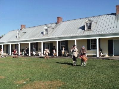Revolutionary War Soldiers at the Barracks image. Click for full size.