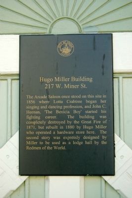 Hugo Miller Building Marker image. Click for full size.