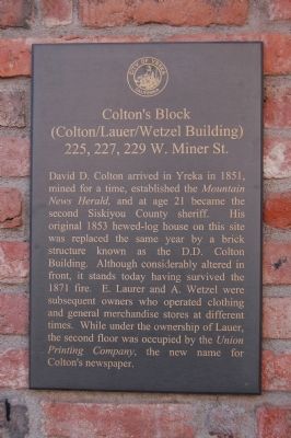 Coltons Block Marker image. Click for full size.