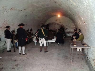 American Troops in Ft. Mifflin Casemate image. Click for full size.