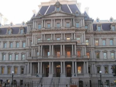 Old Executive Building (north face).. Click for full size. Old Executive Building (north face). image. Click for full size.