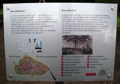 The Luther Oak / Die Luthereiche Marker image. Click for full size.