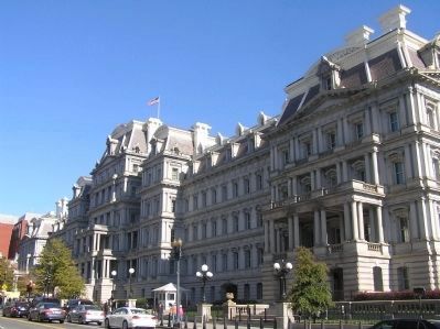 Old Executive Building (west side).. Click for full size. Old Executive Building (west side). image. Click for full size.