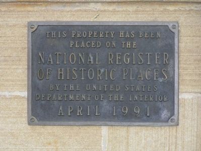 Grace Reformed Church on National Register of Historic Places Marker image. Click for full size.