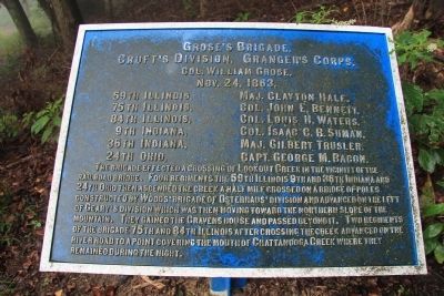 Grose's Brigade Marker image. Click for full size.