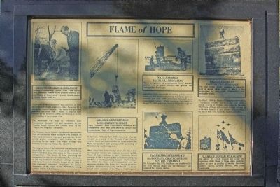 The Flame of Hope Monument Marker image. Click for full size.