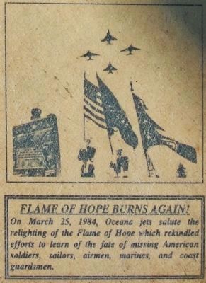 Flame Of Hope Burns Again! image. Click for full size.