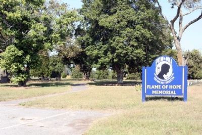 The Flame of Hope Marker located at Memorial Park on Oceana Boulevard (State Road 615) image. Click for full size.