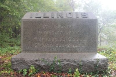 13th Illinois Infantry Marker. Click for full size. 13th Illinois Infantry Marker image. Click for full size.