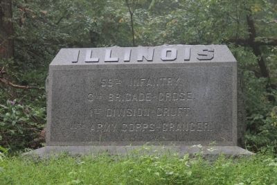 59th Illinois Infantry. Marker image. Click for full size.