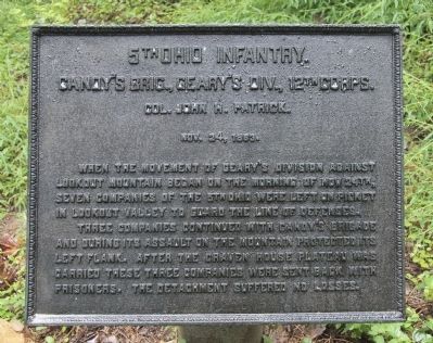 5th Ohio Infantry Marker image. Click for full size.