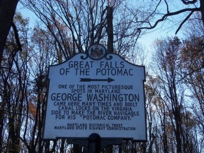 Great Falls of the Potomac Marker image. Click for full size.