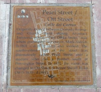 Pearl Street / Ott Street Marker image. Click for full size.