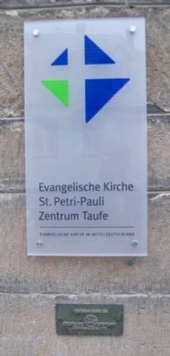 Church of St. Peter & St. Paul Sign. Click for full size. Church of St. Peter & St. Paul Sign image. Click for full size.