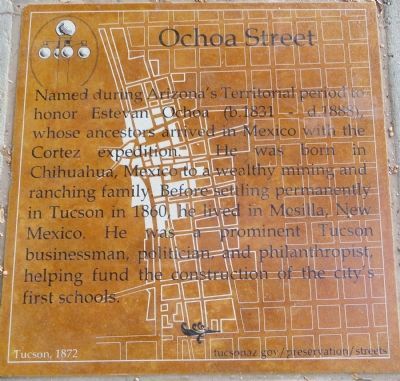 Ochoa Street Marker. Click for full size. Ochoa Street Marker image. Click for full size.