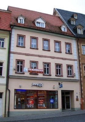 Residence of Richard Wagner & Marker image. Click for full size.