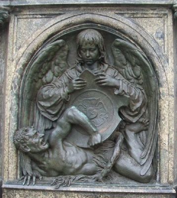 Luther Monument East Panel image. Click for full size.