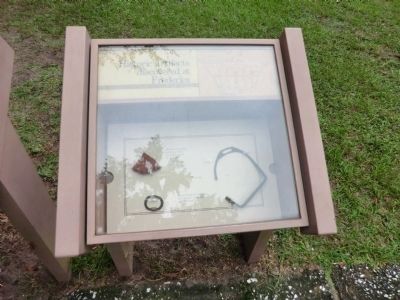 Historic artifacts discovered in Frederica image. Click for full size.