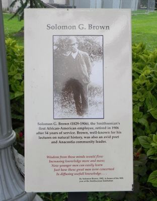 Solomon G. Brown Marker image. Click for full size.